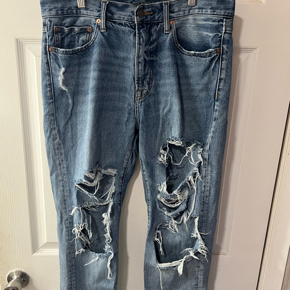 American Eagle Men Distressed Dad Jeans
